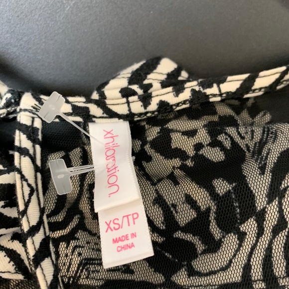 Xhilaration Black and White Dress Size Small L502 - Picture 3 of 5